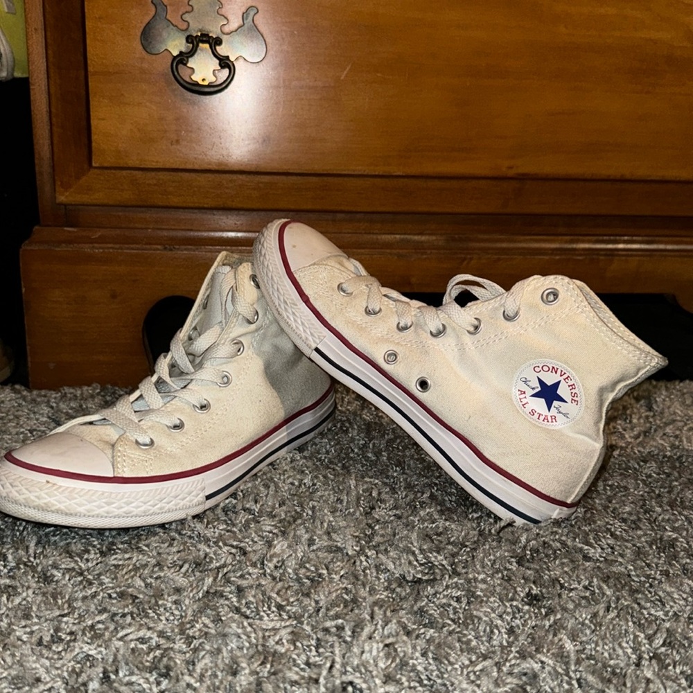 White high top converse